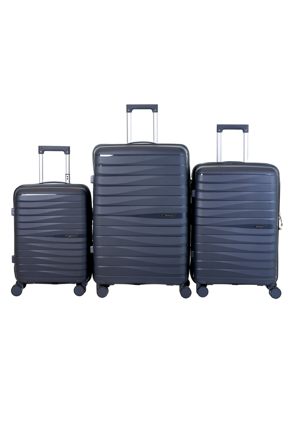 Antonio Basile grey suitcases