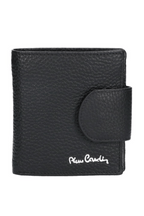 Pierre Cardin genuine leather black wallet for men