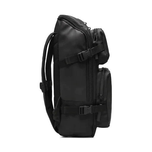 RAINS Charger Backpack juoda kuprinė