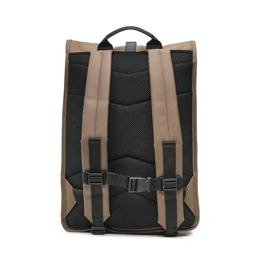 RAINS Rolltop Rucksack ruda kuprinė