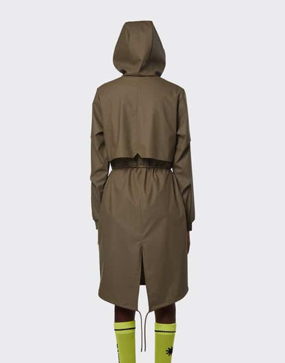 RAINS String Parka wood lietpaltis