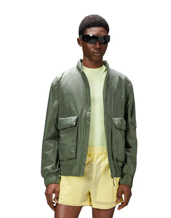 RAINS UNISEX Bomber Evergreen striukė