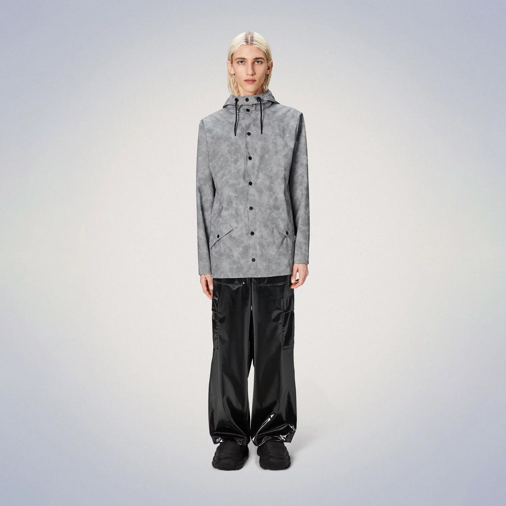 RAINS UNISEX Distressed Grey lietpaltis