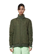 RAINS UNISEX Liner High Neck žalia striukė