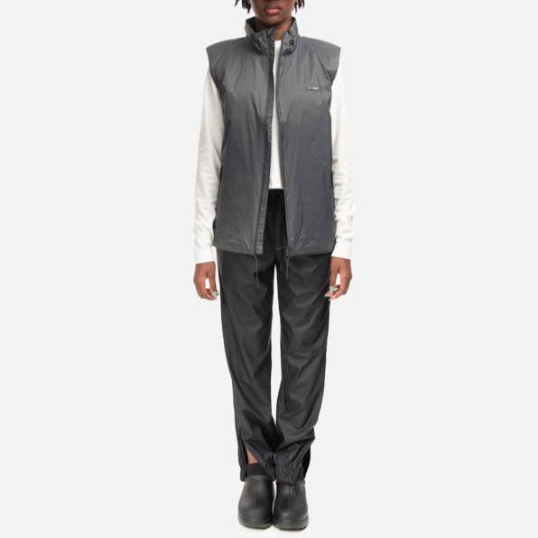 RAINS UNISEX Padded Nylon Vest pilka liemenė