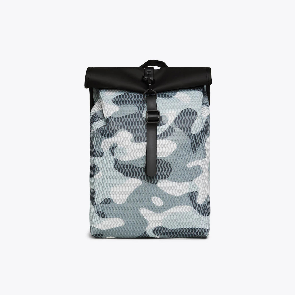 RAINS UNISEX Rolltop Mesh Mini W3 Camo kuprinė