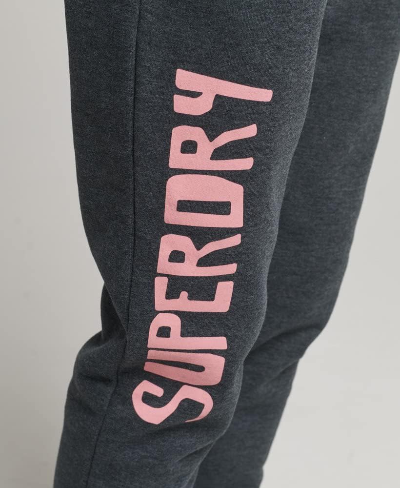 SUPERDRY pilkos kelnės moterims