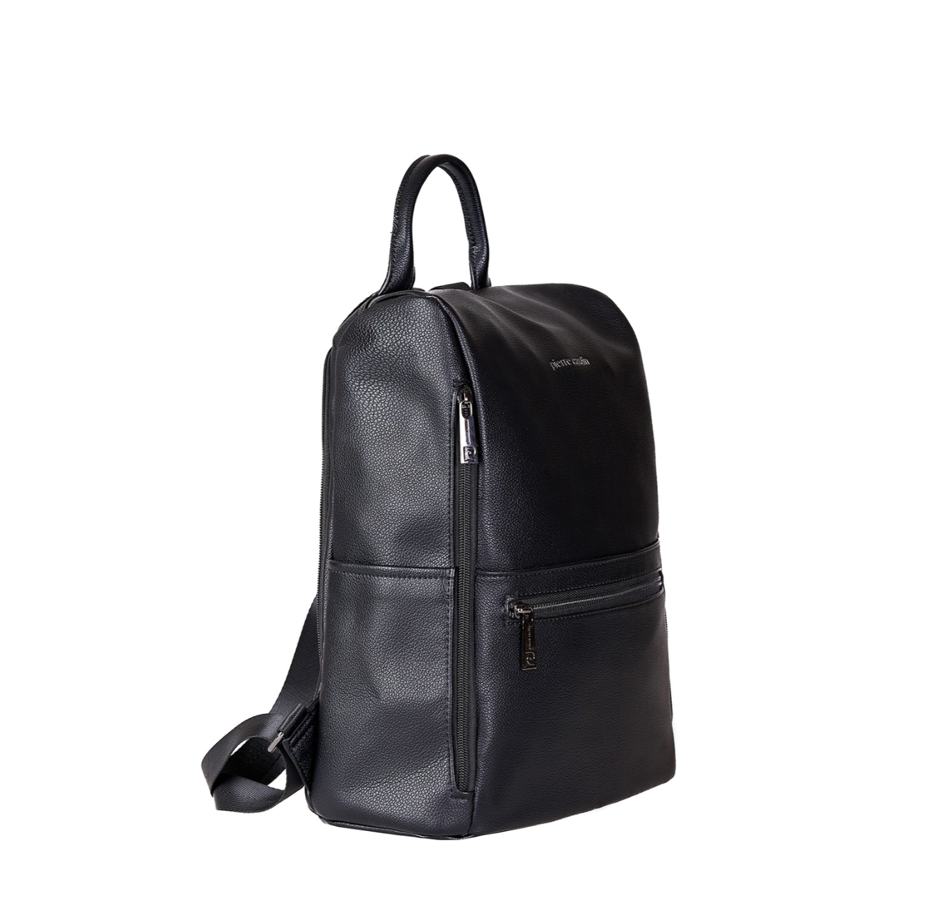 Pierre Cardin eco leather black backpack for women