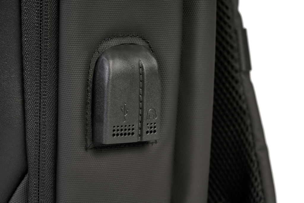 Pierre Cardin eco leather gray backpack for men