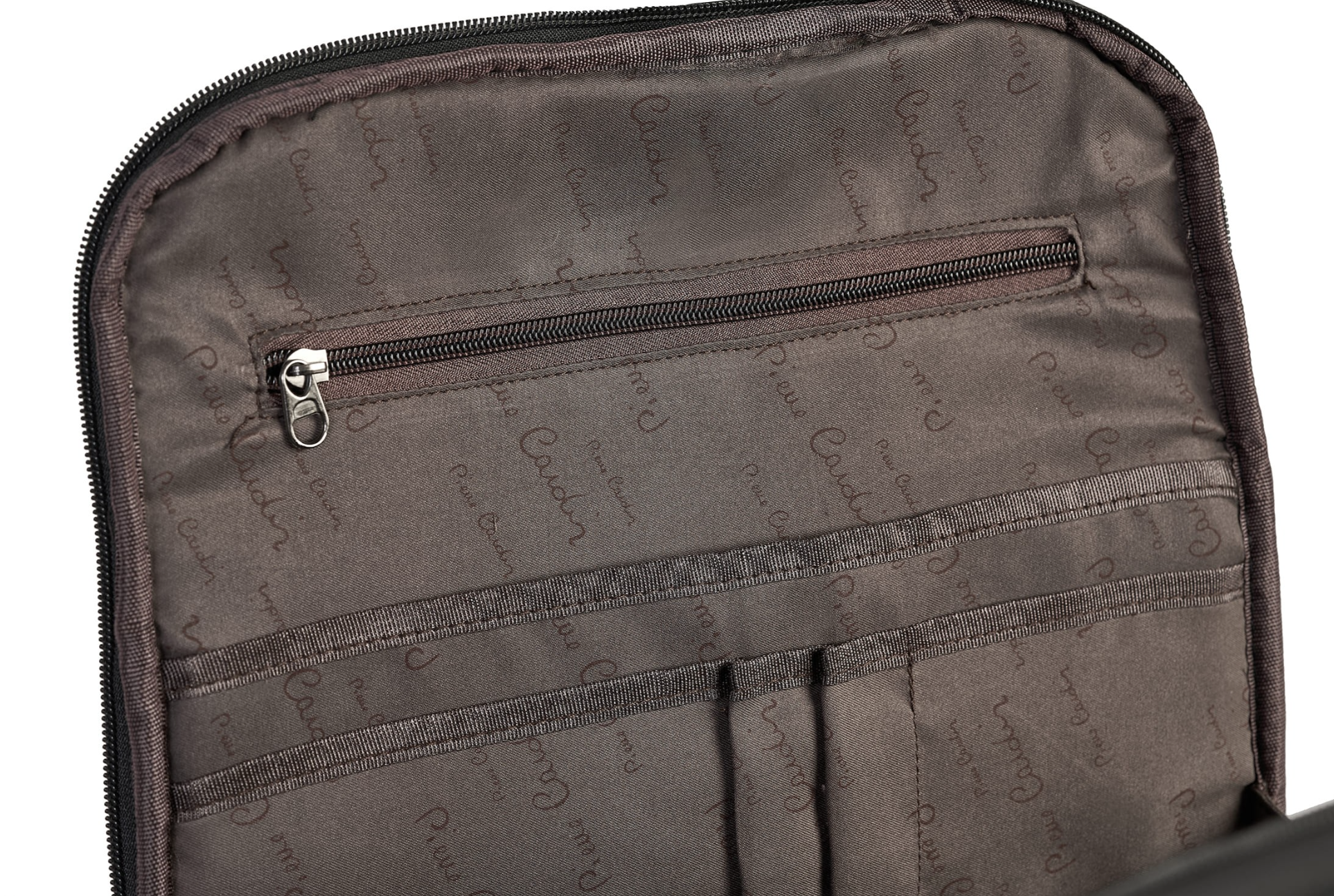 Pierre Cardin eco leather gray backpack for men