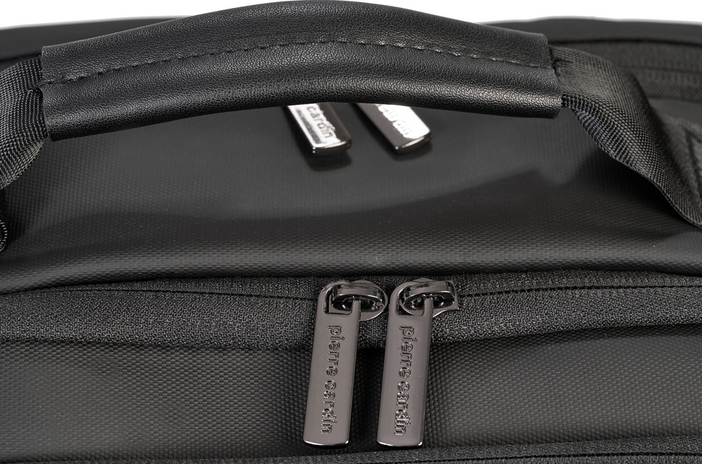 Pierre Cardin eco leather gray backpack for men