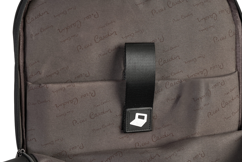 Pierre Cardin black backpack for men