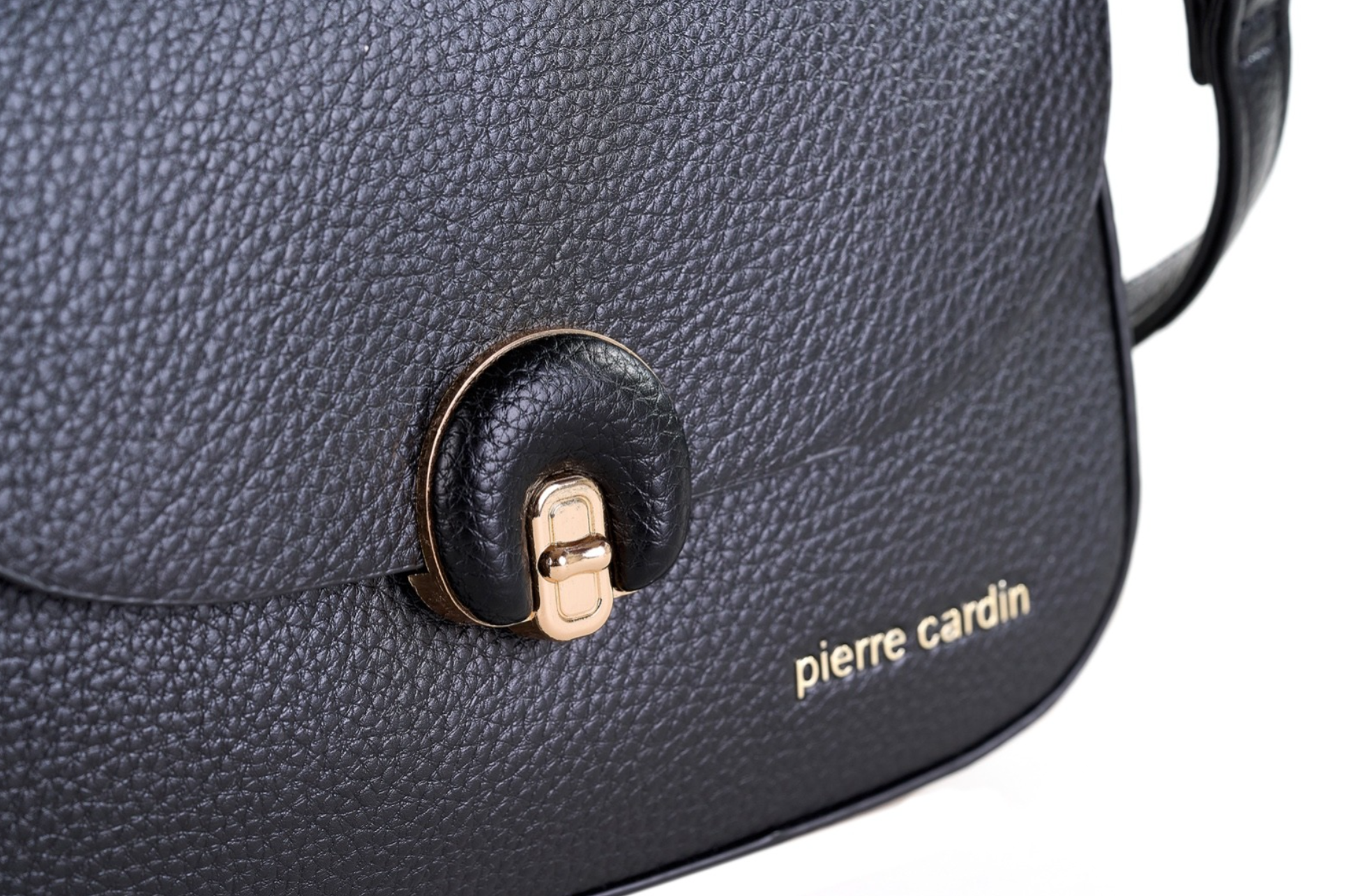 Pierre Cardin eco leather black handbag for women