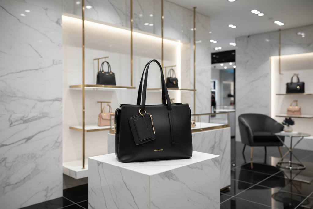 Pierre Cardin eco leather handbag for women