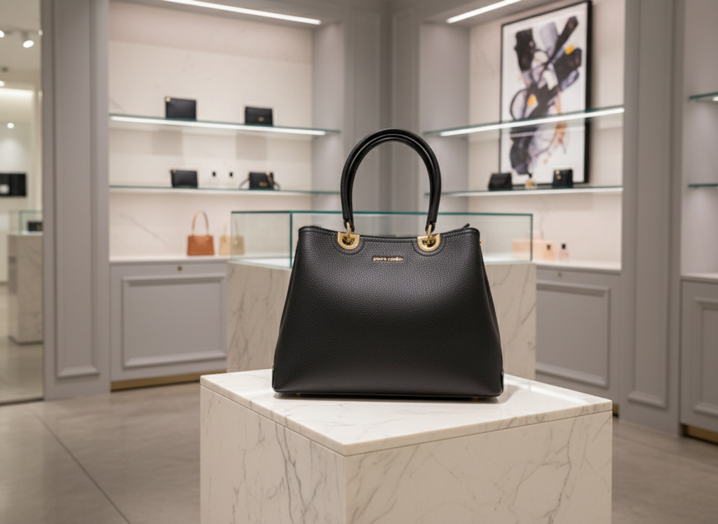 Pierre Cardin eco leather handbag for women