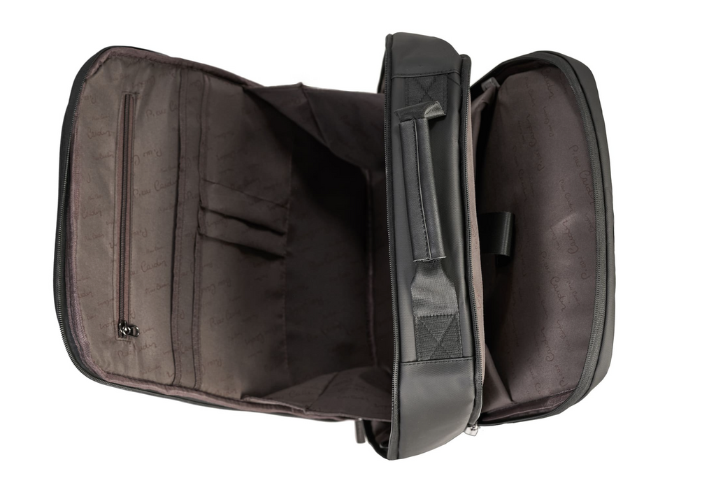 Pierre Cardin black backpack for men