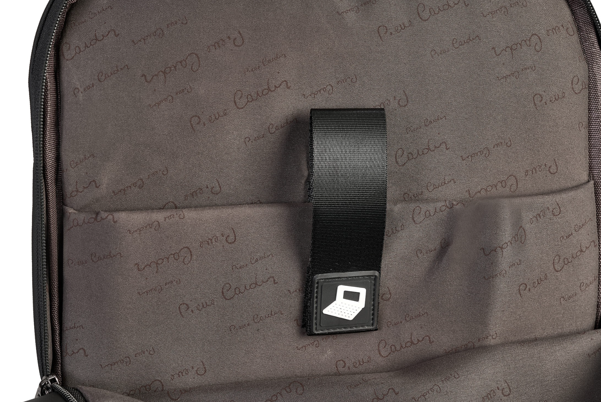 Pierre Cardin black backpack for men