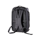 Pierre Cardin black backpack with lock for men