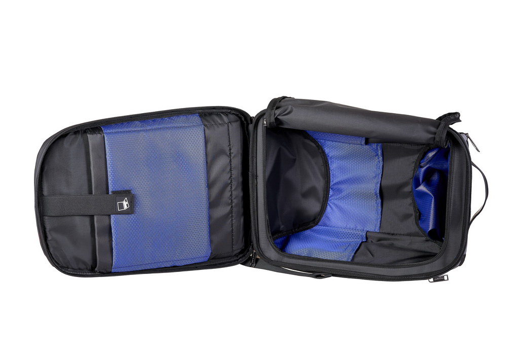 Pierre Cardin black backpack with lock for men