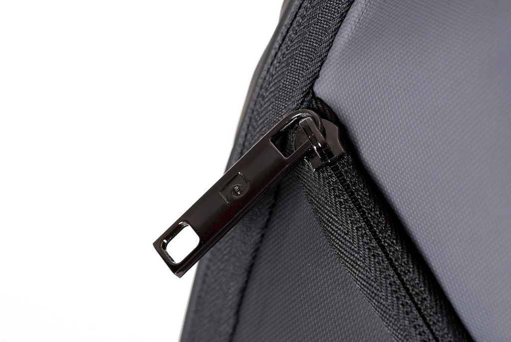 Pierre Cardin black backpack with lock for men