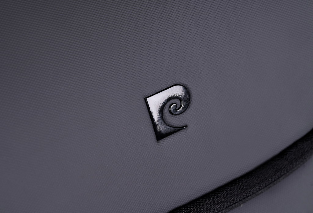 Pierre Cardin black backpack with lock for men