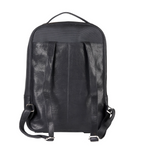 Pierre Cardin black genuine leather backpack for men