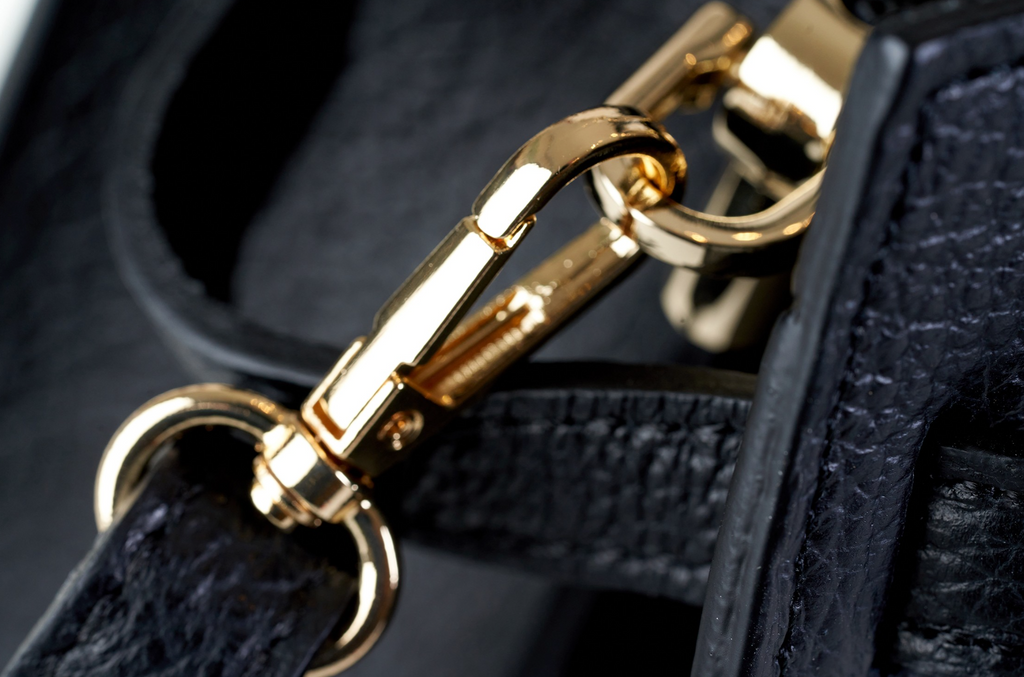 Pierre Cardin juoda natūralios odos rankinė moterims