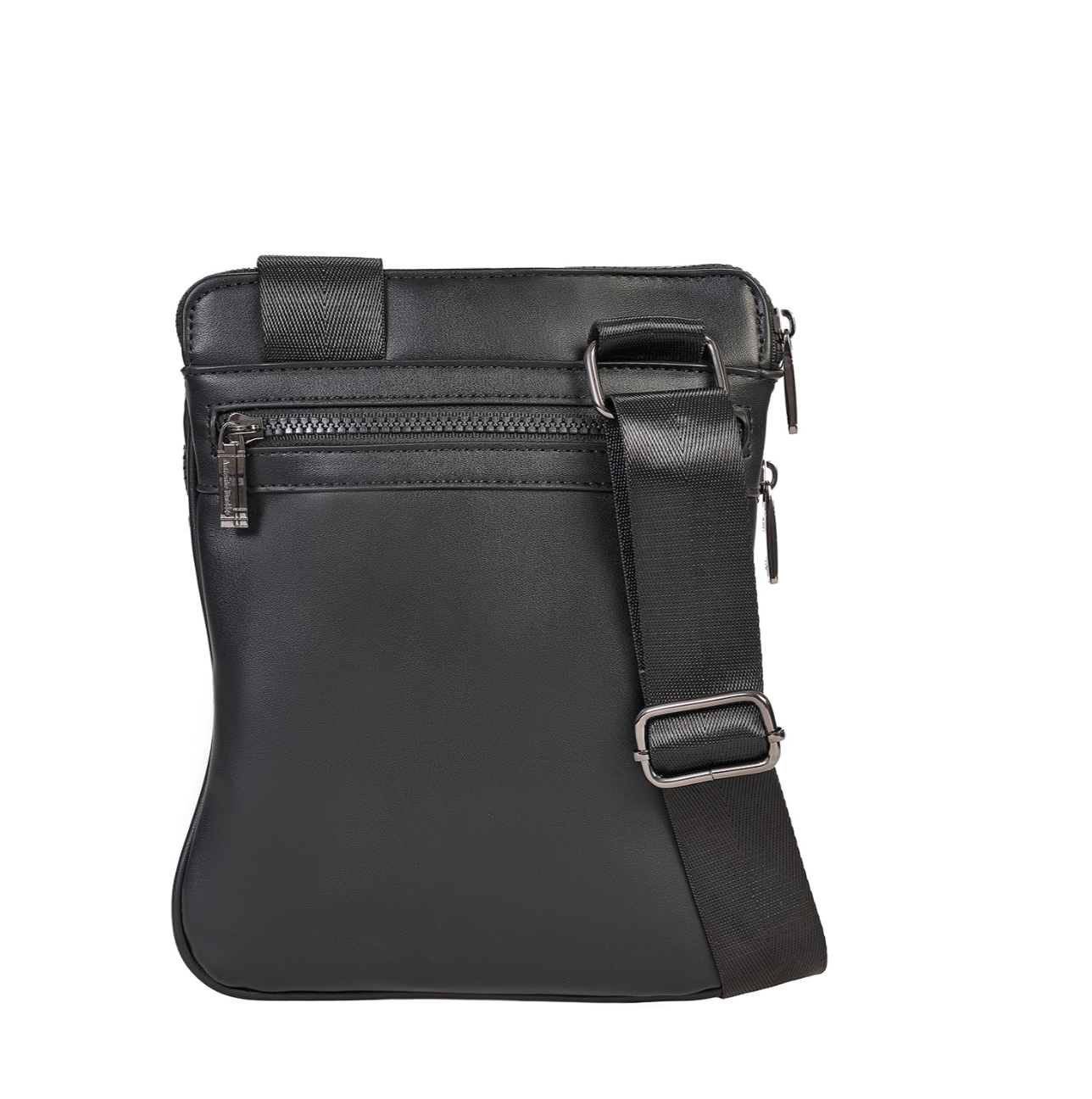 Antonio Basile black eco-leather handbag for men
