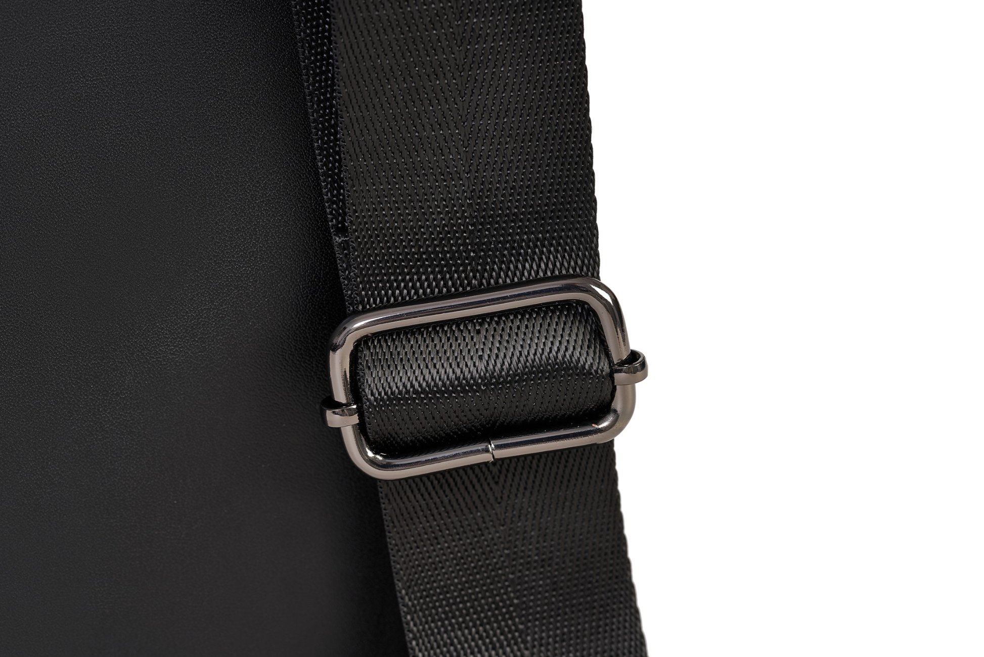 Antonio Basile black eco-leather handbag for men