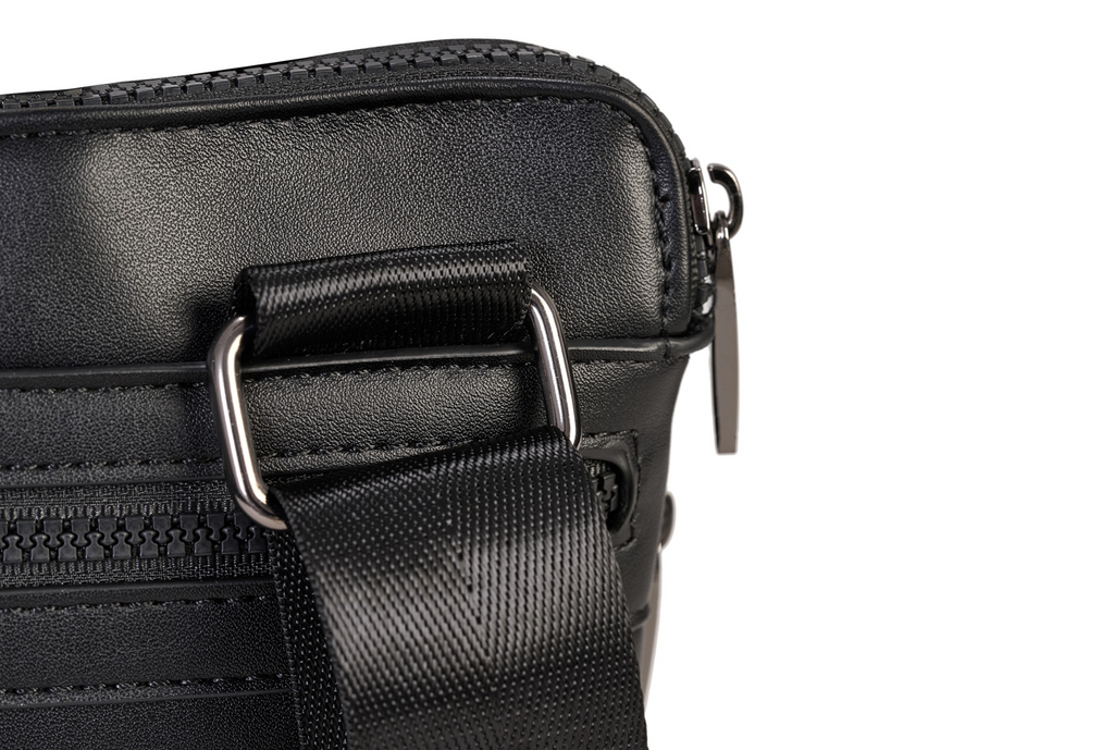 Antonio Basile juoda eko odos rankinė vyrams