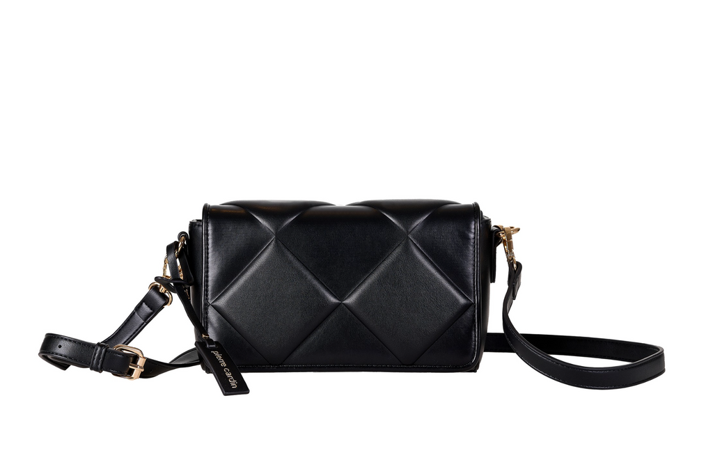 Pierre Cardin eco-leather green shoulder bag for women