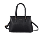Pierre Cardin eco-leather black shoulder bag for women