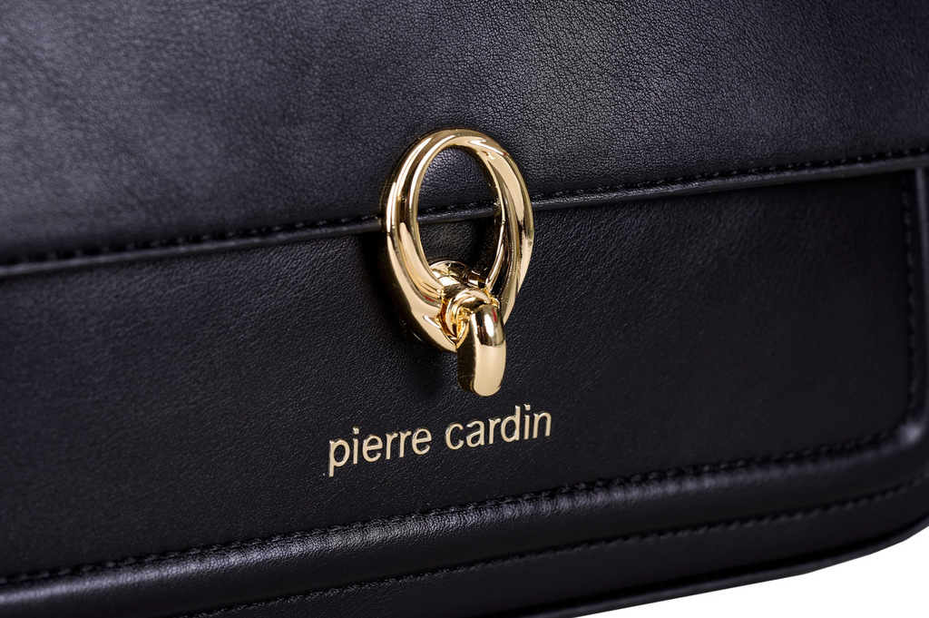 Pierre Cardin eco leather lilac shoulder bag for women