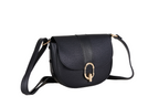 Pierre Cardin eco-leather black shoulder bag for women