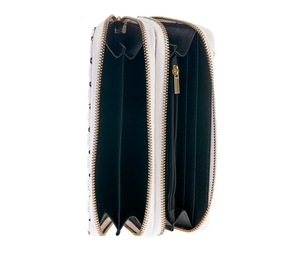 Pierre Cardin juoda eko odos piniginė moterims