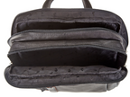 Pierre Cardin black leather backpack