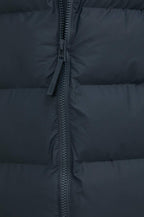 RAINS UNISEX Puffer navy long jacket