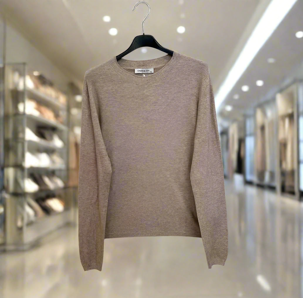 CHANCE OFF biežinis megztinis moterims