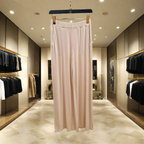 PEPPER Cream flared pants for women