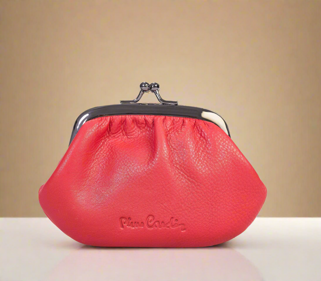 Pierre Cardin red small wallet for women