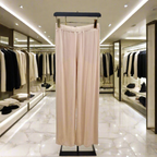 PEPPER Cream flared pants for women