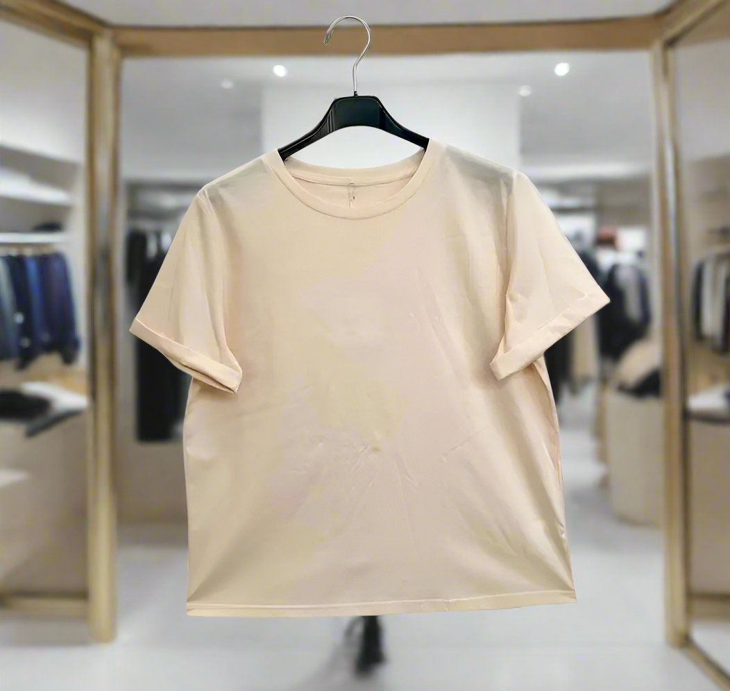 CHANCE OFF cream t-shirt for women