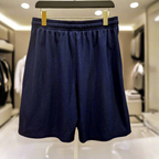 PEPPER UNISEX Pique Oversized Navy šortai