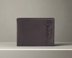 PIERRE CARDIN genuine leather black wallet for men