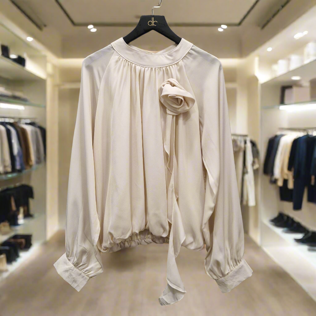 CHANCE OFF black blouse for women