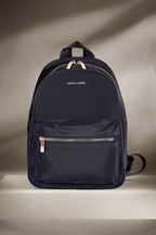 Pierre Cardin eco leather black backpack for women