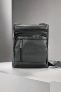 Pierre Cardin black eco leather handbag for men