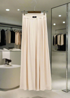 Lumina kreminės laisvalaikio kelnės moterims