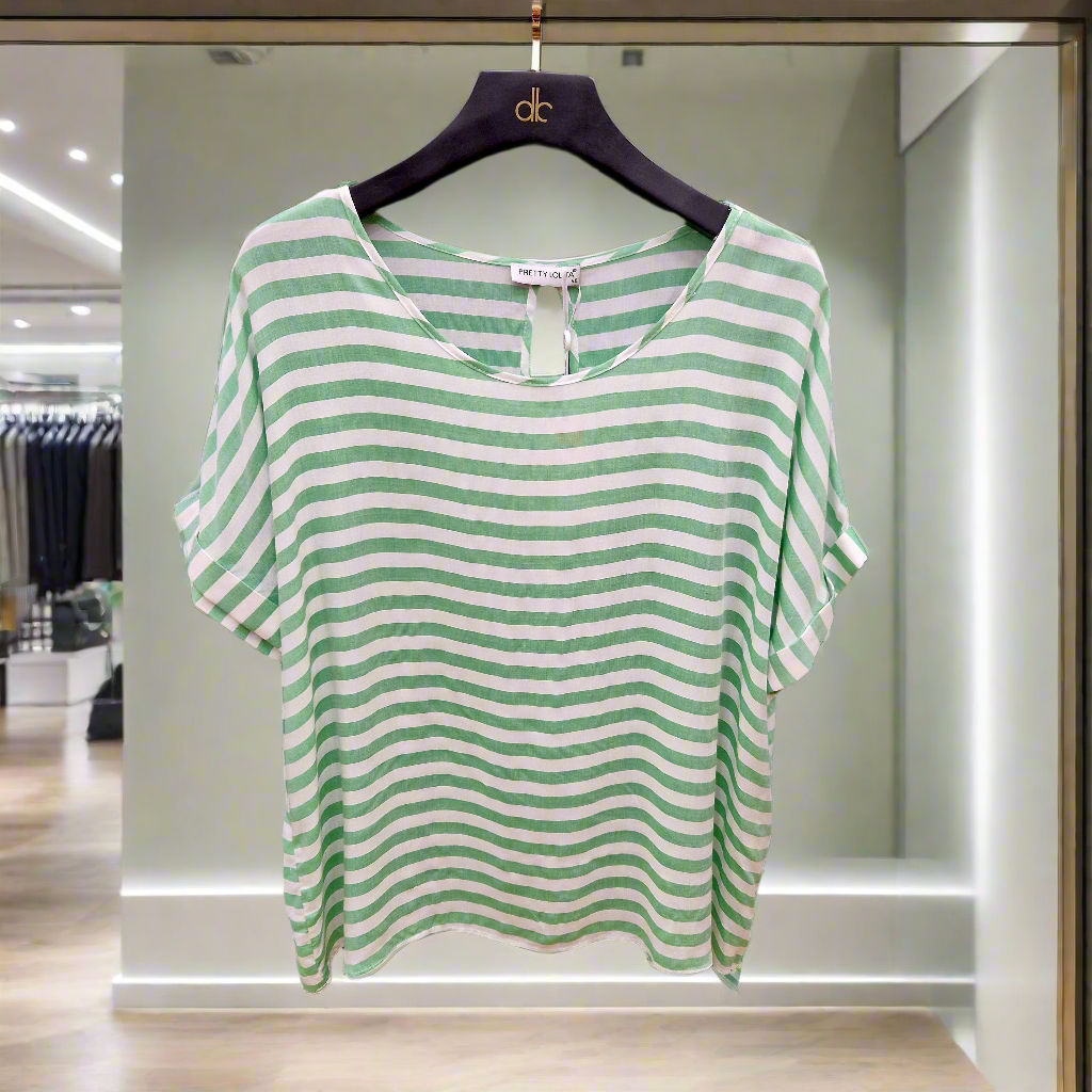 PRETTY LOLITA light striped blouse for women