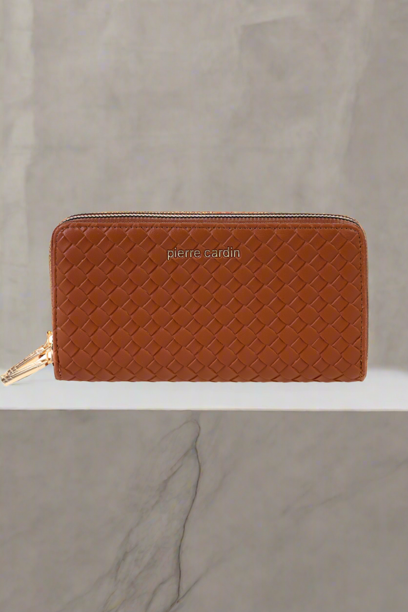 Pierre Cardin brown eco leather wallet for women